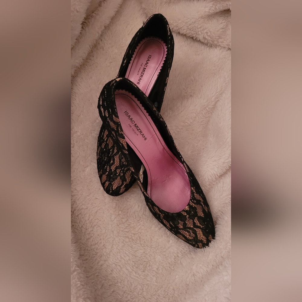 Isaac Mizrahi Lace Heels